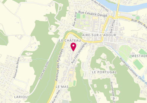 Plan de Sd Coiffure, 10 Rue du Château, 40800 Aire-sur-l'Adour