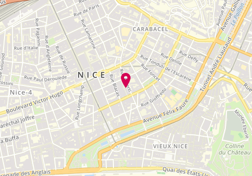 Plan de Unik, 15 Rue Alberti, 06000 Nice