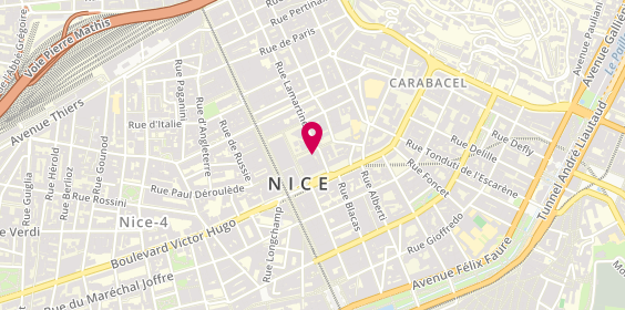 Plan de Nice Cut Mp Coiffure, 4 Rue Spitaliéri, 06000 Nice