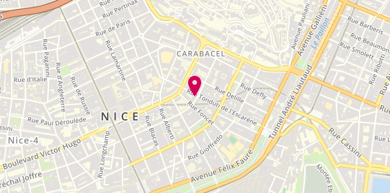 Plan de G & M Coiffure, 16 Rue Pastorelli, 06000 Nice