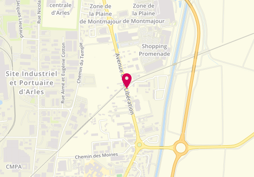 Plan de Diagonal Coiffure, Centre Leclerc Avenue Libération, 13200 Arles