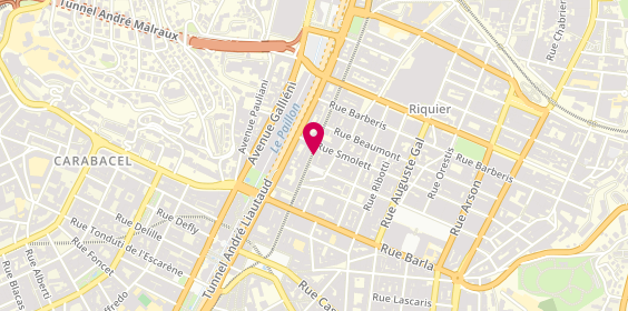 Plan de Station Coiffure, 19 avenue de la République, 06300 Nice