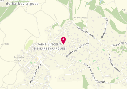 Plan de CAPANO Paola, 129 Chemin Faïsse, 34730 Saint-Vincent-de-Barbeyrargues