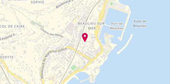 Plan de BALBARANI Nicole, 5 Rue du Marché, 06310 Beaulieu-sur-Mer