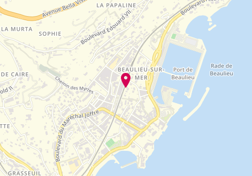 Plan de BERGIANTI Joëlle, 50 Boulevard General Leclerc, 06310 Beaulieu-sur-Mer