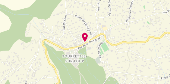 Plan de Jeny Sun Coiffure, 19 Route de Vence, 06140 Tourrettes-sur-Loup