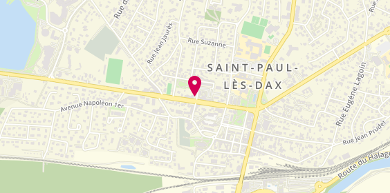 Plan de Christelle D.coiffure, 25 Rue Camille Claudel, 40990 Saint-Paul-lès-Dax