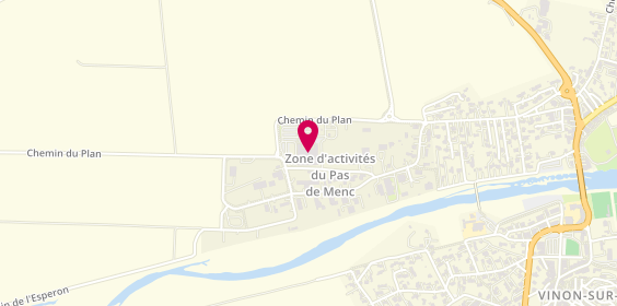 Plan de So.chic coiffure, Centre Commercial Carrefour Zone Artisanale Du chemin du Pass. De Menc, 83560 Vinon-sur-Verdon