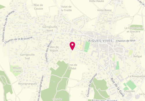 Plan de CIRCENSI Delphine, 5 Lotissement Ecoles, 30670 Aigues-Vives