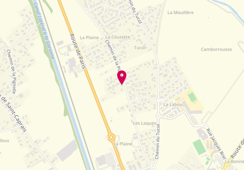 Plan de L'Instant Beauté, 43 Chemin Plaine, 31790 Saint-Jory
