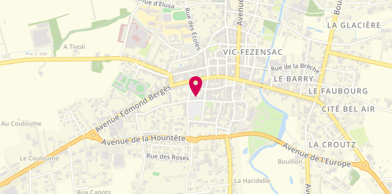 Plan de Atelier de Coiffure, 9 Place Mahomme, 32190 Vic-Fezensac