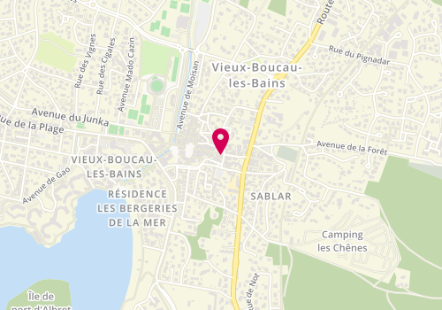 Plan de Salon du Port d'Albret, 12 Grand Rue, 40480 Vieux-Boucau-les-Bains
