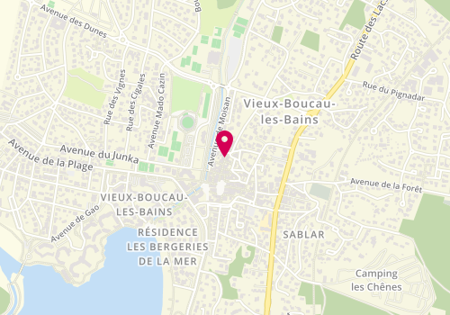 Plan de L'Atelier pour elle et lui, 12 Rue Cap Saint-Jours, 40480 Vieux-Boucau-les-Bains