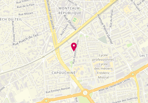Plan de Sl Coiffure, Centre Commercial du Vacarès
228 Rue Gaston Teissier, 30000 Nîmes
