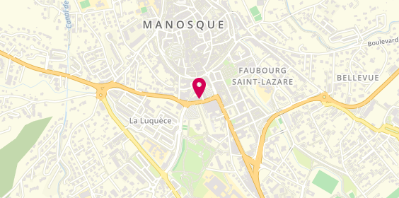 Plan de Coiffure attitude, 84 avenue du Majoral Raoul Arnaud, 04100 Manosque