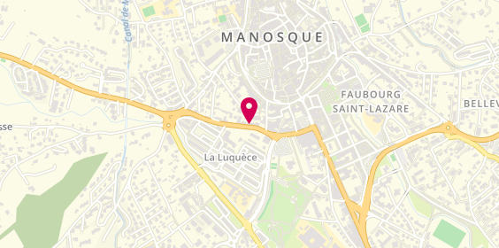 Plan de Fb Coiffure, 260 Avenue Majoral Arnaud, 04100 Manosque