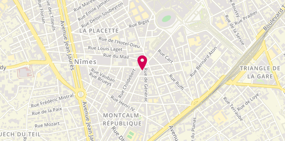 Plan de Moncalm Coiffure, 27 Rue de la République, 30000 Nîmes