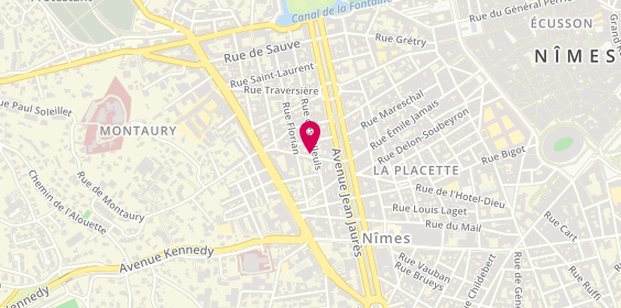 Plan de Le Centre Capillaire, 12 Rue Sainte-Anne, 30900 Nîmes