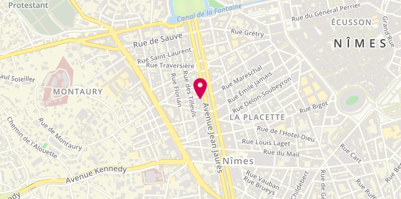 Plan de 38Th Avenue Barber, 38 avenue Jean Jaurès, 30900 Nîmes