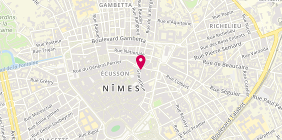 Plan de Yass Coiffure, 1 Grand Rue, 30000 Nîmes