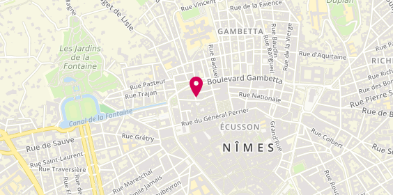 Plan de Hiba Coiffure, 30 Rue Grand Couvent, 30000 Nîmes