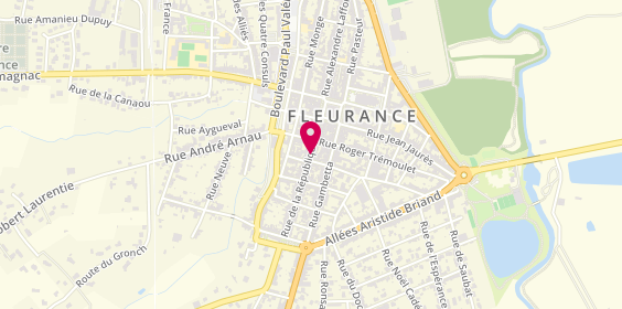 Plan de Eric Coiffure, 100 Rue de la République, 32500 Fleurance