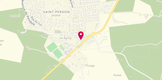 Plan de Chez Caroline, 53 avenue du Marsan, 40090 Saint-Perdon
