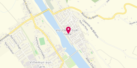 Plan de 44 Barber Shop, 44 Rue de la République, 31340 Villemur-sur-Tarn