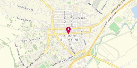 Plan de Cristel Coiffure, 9 Rue de la République, 82500 Beaumont-de-Lomagne