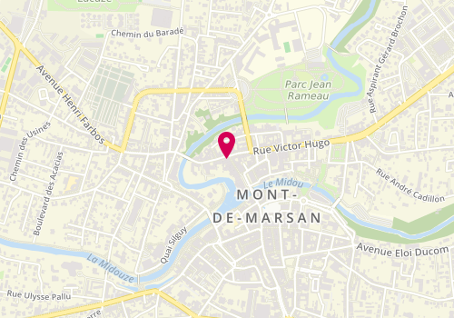 Plan de DESSANGE - Coiffeur Mont de Marsan, 19 Rue Dominique de Gourgues, 40000 Mont-de-Marsan