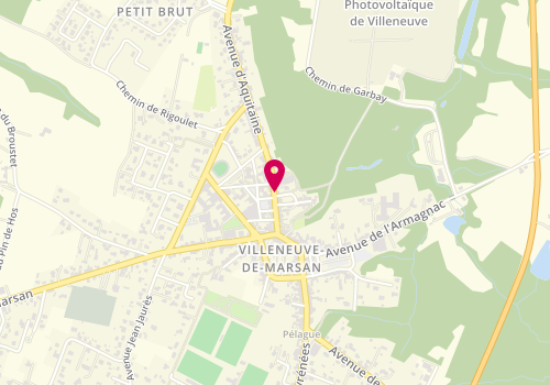 Plan de Sebloly, 4 place Saint-Hyppolite, 40190 Villeneuve-de-Marsan