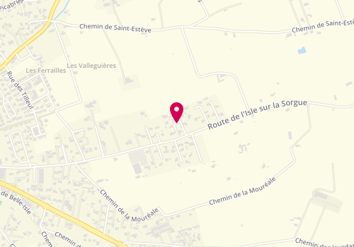 Plan de GALIANA Teyssiere Sandrine, Route de Mauriere Acces 4 Eglise, 84510 Caumont-sur-Durance