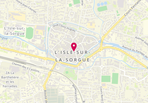 Plan de Coiffure de L’isle, 14 Rue de la République, 84800 L'Isle-sur-la-Sorgue