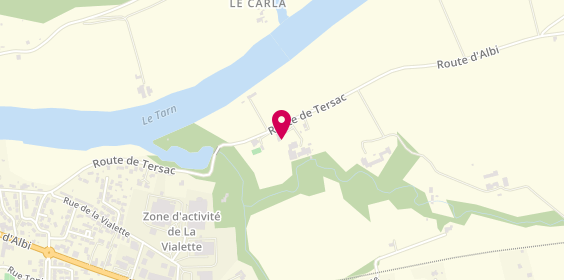 Plan de L'Atelier de Glam's, 5421 Route de Terssac, 81150 Marssac-sur-Tarn