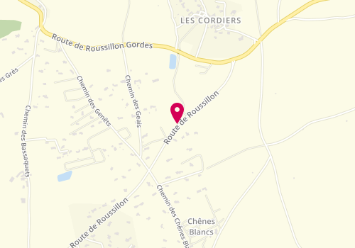 Plan de BELLOT Christelle, 38 Route Roussillon, 84490 Saint-Saturnin-lès-Apt