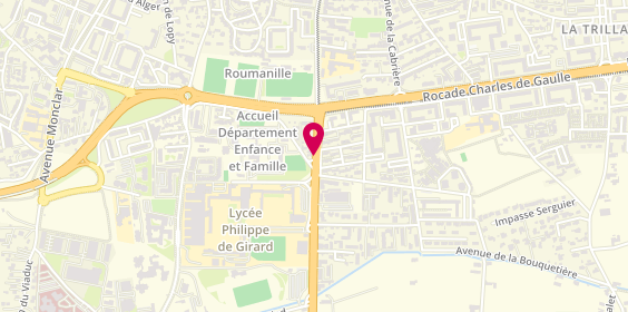 Plan de Avi Coiffure, 134 Avenue de Tarascon, 84000 Avignon