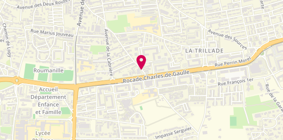 Plan de Lc Coiffure, 56 Avenue Moulin Notre Dame, 84000 Avignon