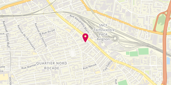 Plan de Chez Valmycoif, 143 Boulevard de la Première Division Blindée, 84000 Avignon
