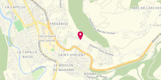 Plan de BONAL Christine, 13 Chemin Saint Vincent, 12400 Saint-Affrique