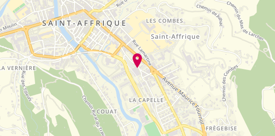 Plan de Jcb Coiffure, 1 Boulevard Ernest Cavalier, 12400 Saint-Affrique