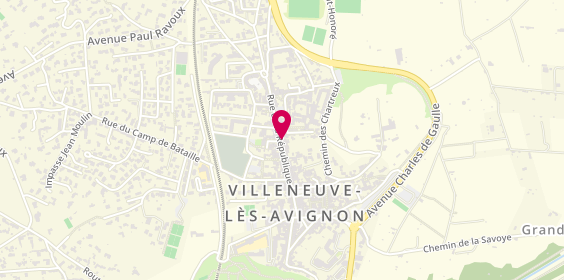 Plan de CHAVEY Daniel, 40 Quinquies Rue République, 30400 Villeneuve-lès-Avignon
