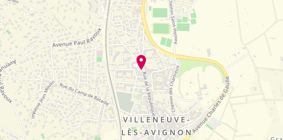 Plan de Temp'Oh, 91 Rue de la République, 30400 Villeneuve-lès-Avignon