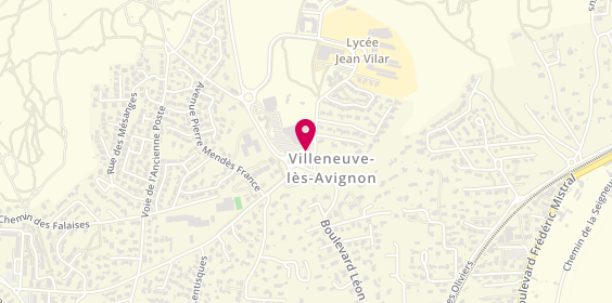 Plan de Muriel MONTEMARCO Coiffure, Rue Vincent Rouvière, 30400 Villeneuve-L??S-Avignon