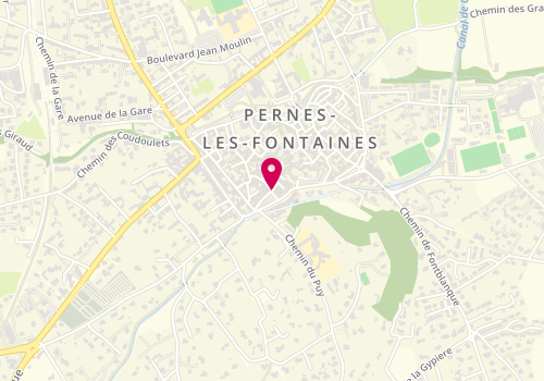 Plan de Un Temps pour Soi, 87 place du Portail 9, 84210 Pernes-les-Fontaines