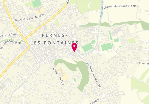 Plan de Karine Coiff', 406 avenue du Bariot, 84210 Pernes-les-Fontaines