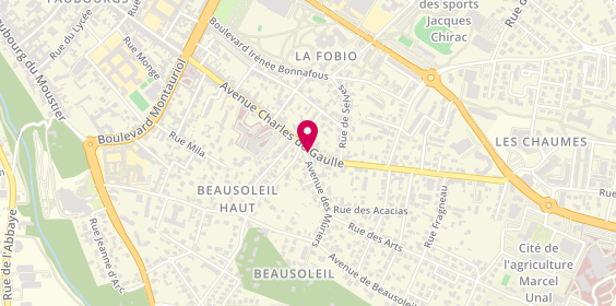Plan de Karine Coiffure, 48 avenue Charles de Gaulle, 82000 Montauban