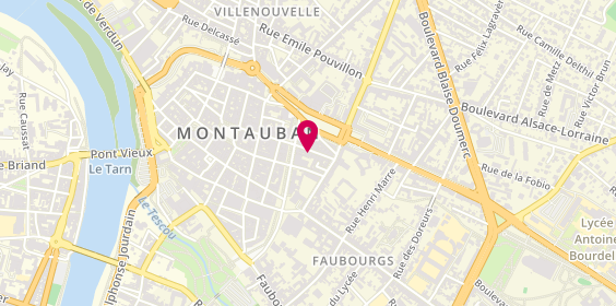 Plan de Christophe Coiffure, 15 Rue Bessières, 82000 Montauban