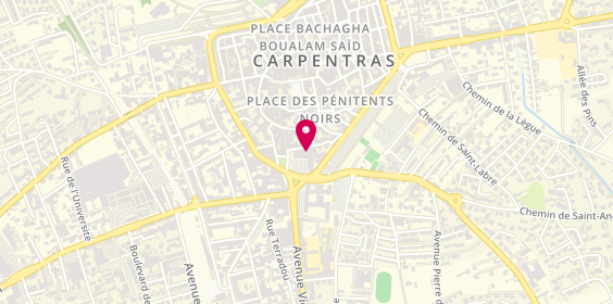 Plan de Coiffure k.rey, 121 Rue du Vieil Hôpital, 84200 Carpentras