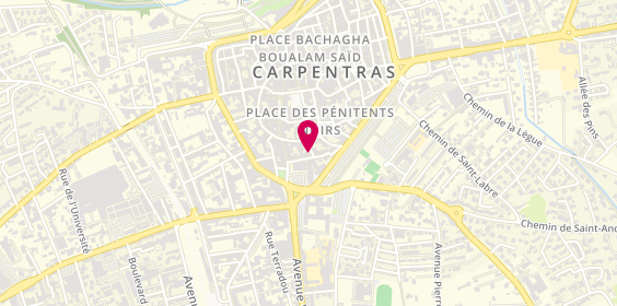 Plan de ANDRE Catherine, 110 Rue du Vieil Hôpital, 84200 Carpentras