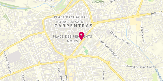 Plan de Jd Coiffure, 196 avenue Jean Jaurès, 84200 Carpentras